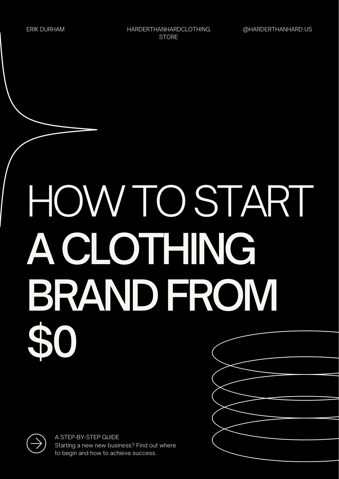 HOW TO START A CLOTHING BRAND FROM 0$ EBOOK