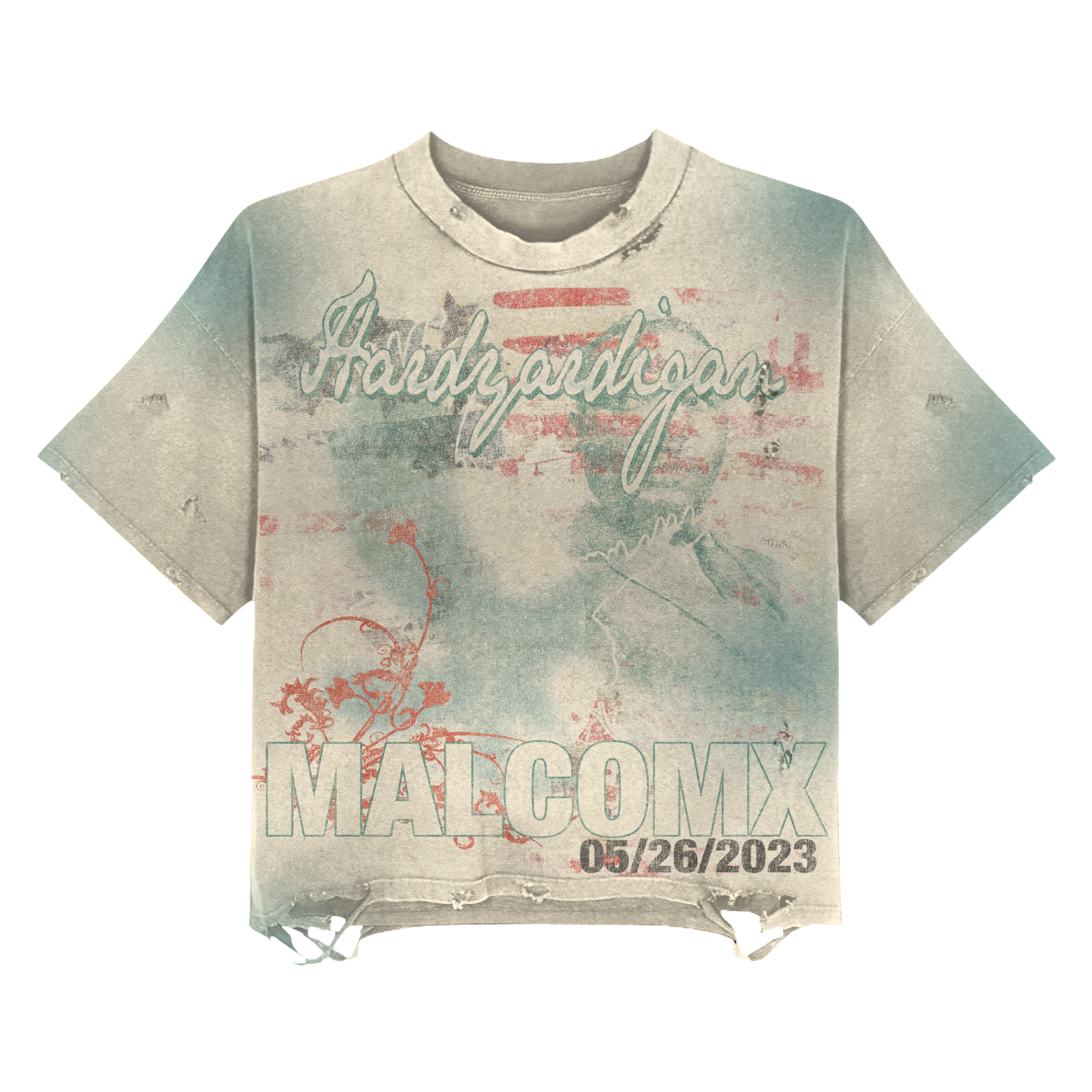 Hardyardigan “MALOCOMX” White Tee