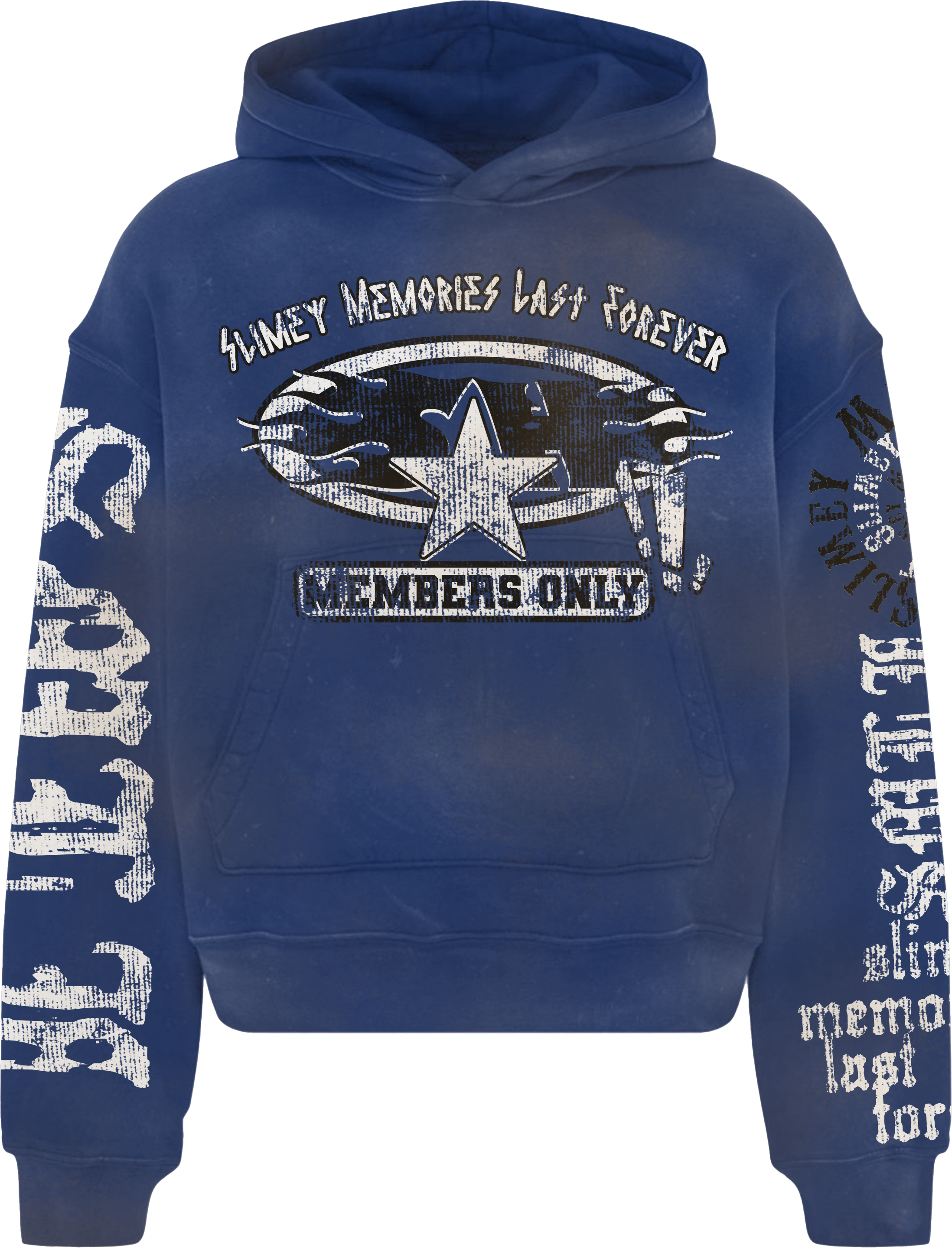 SMLF NAVY BLUE HOODIE