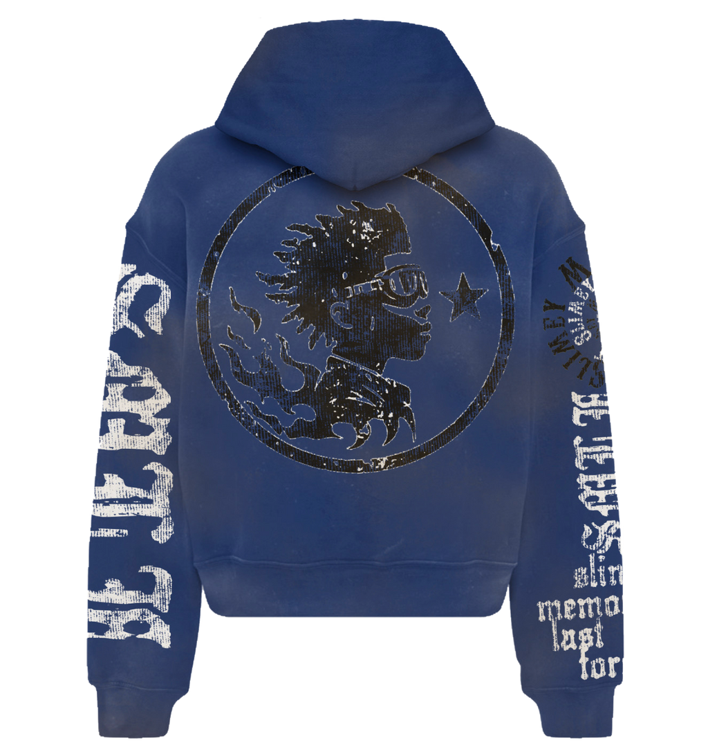 SMLF NAVY BLUE HOODIE