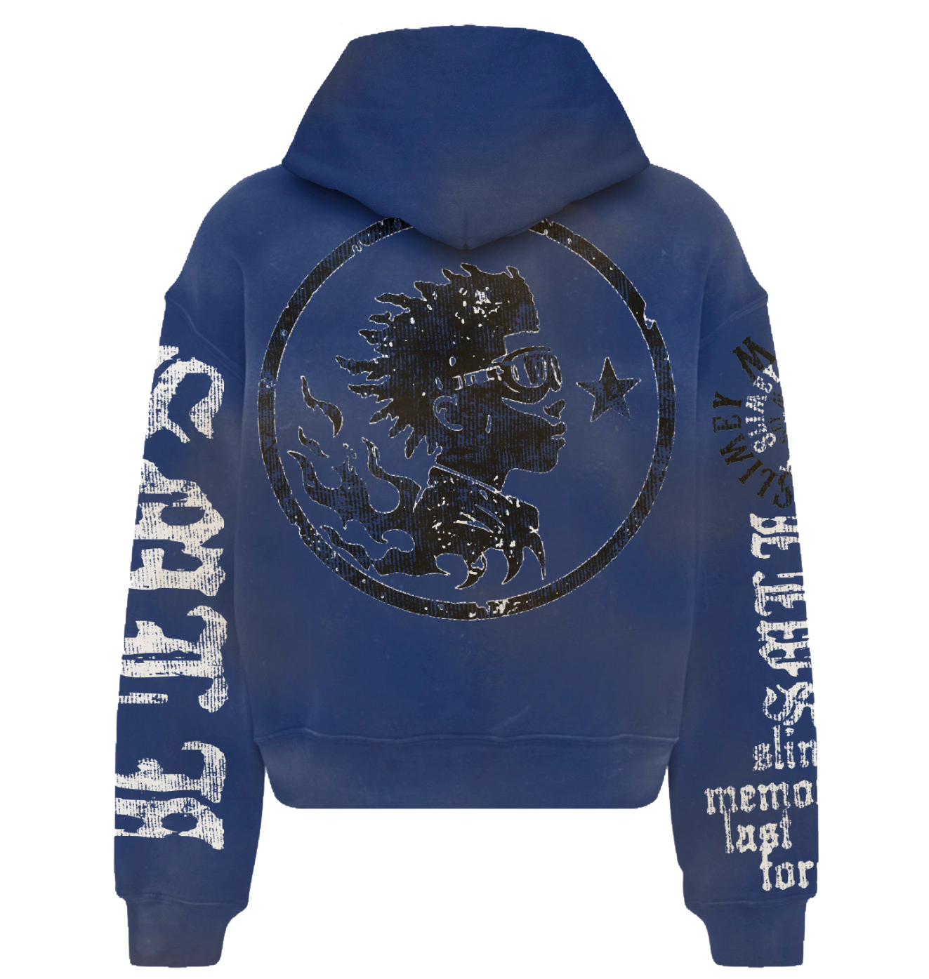 SMLF NAVY BLUE HOODIE